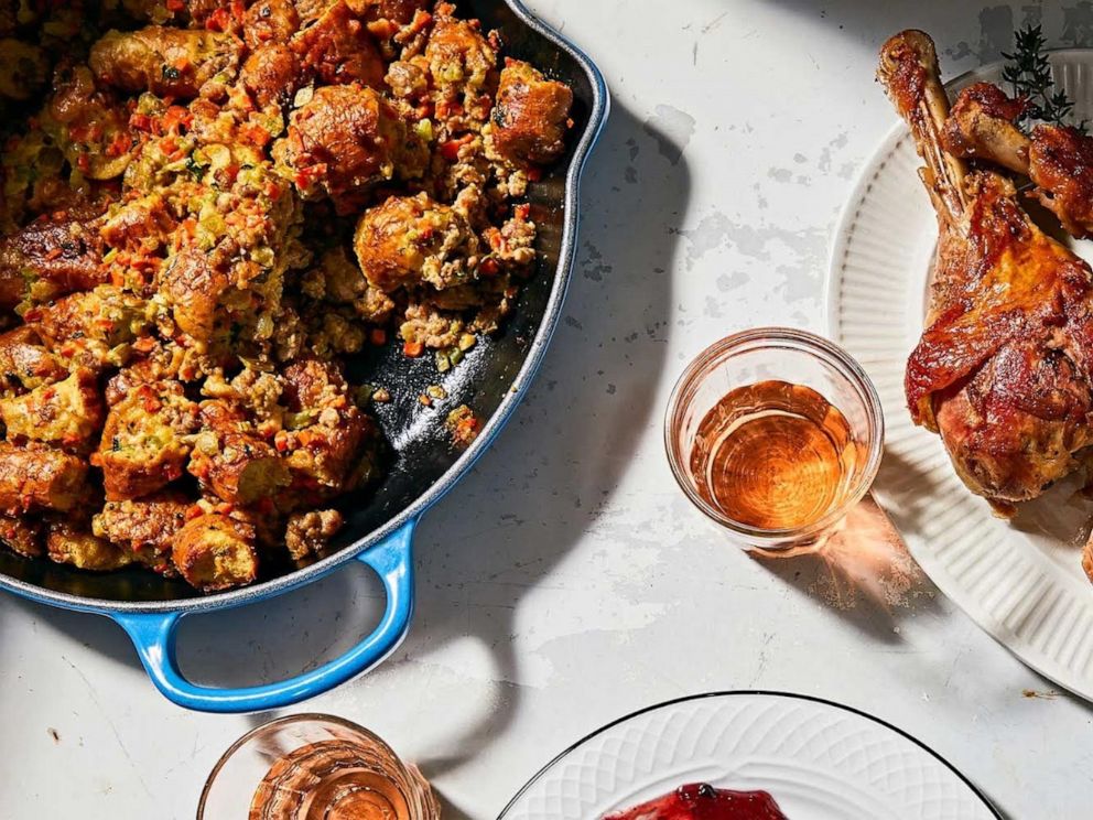 PHOTO: Chef Mark Steuer from Funkenhausen in Chicago shares his German-inspired stuffing.