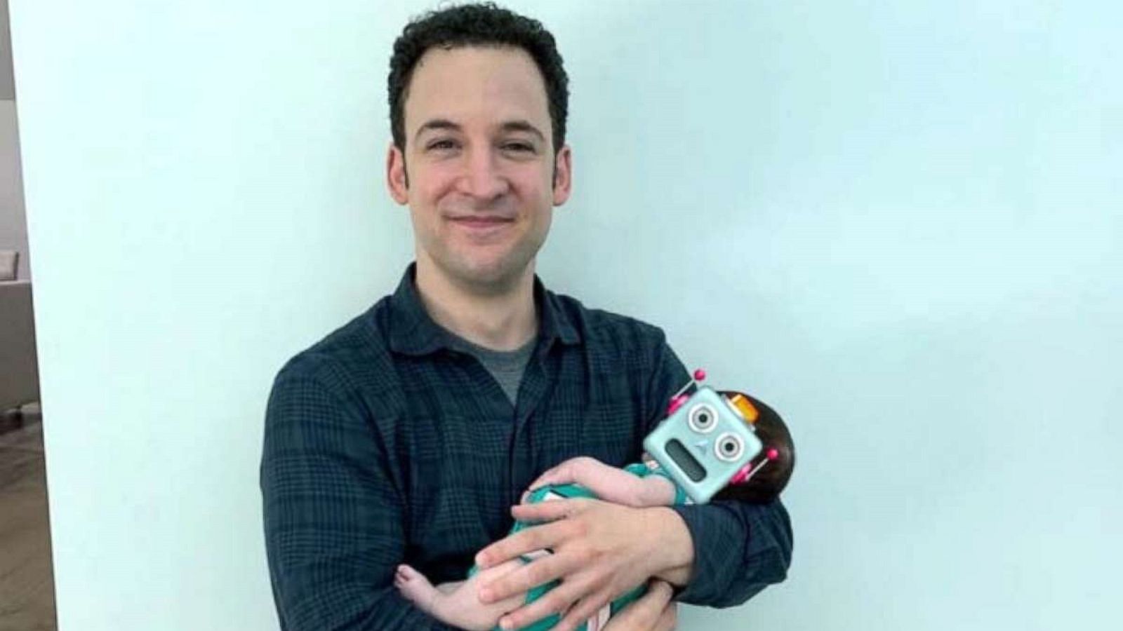 PHOTO: Danielle Fishel Karp posted this photo of Ben Savage to her Instagram account with the caption, "The original Boy came to meet our boy."