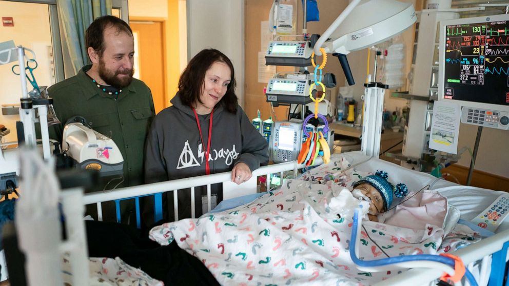 PHOTO: Sean and Josie Kelley's son Sawyer, 1, is diagnosed with a genetic condition called Alagille syndrome which affects many systems of the body.