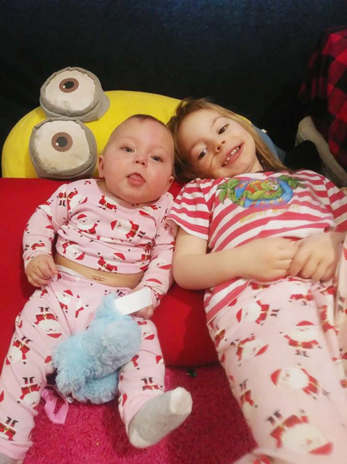 PHOTO: Scarlet Benjamin, 11 months, is seen in an undated family photo with her sister, Halie, 4.