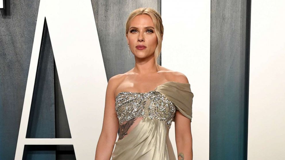 PHOTO: In this Feb. 9, 2020, file photo, Scarlett Johansson attends the 2020 Vanity Fair Oscar Party in Beverly Hills, Calif.
