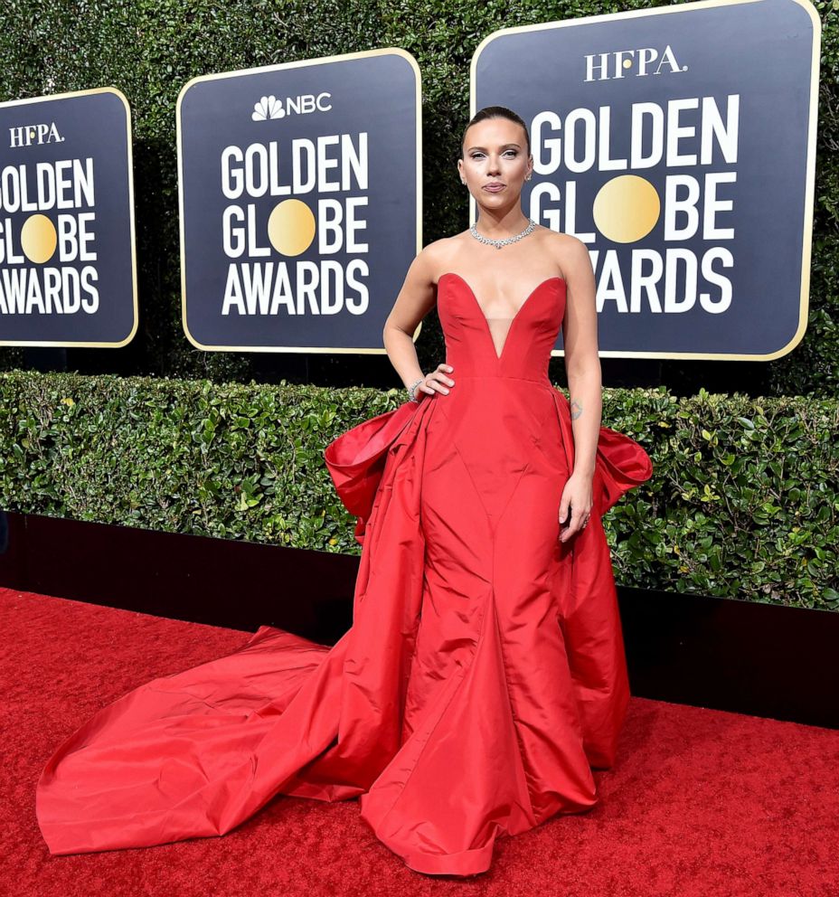 PHOTO: Scarlett Johansson attends the 77th Annual Golden Globe Awards at The Beverly Hilton Hotel, Jan. 5, 2020 in Beverly Hills, Calif.