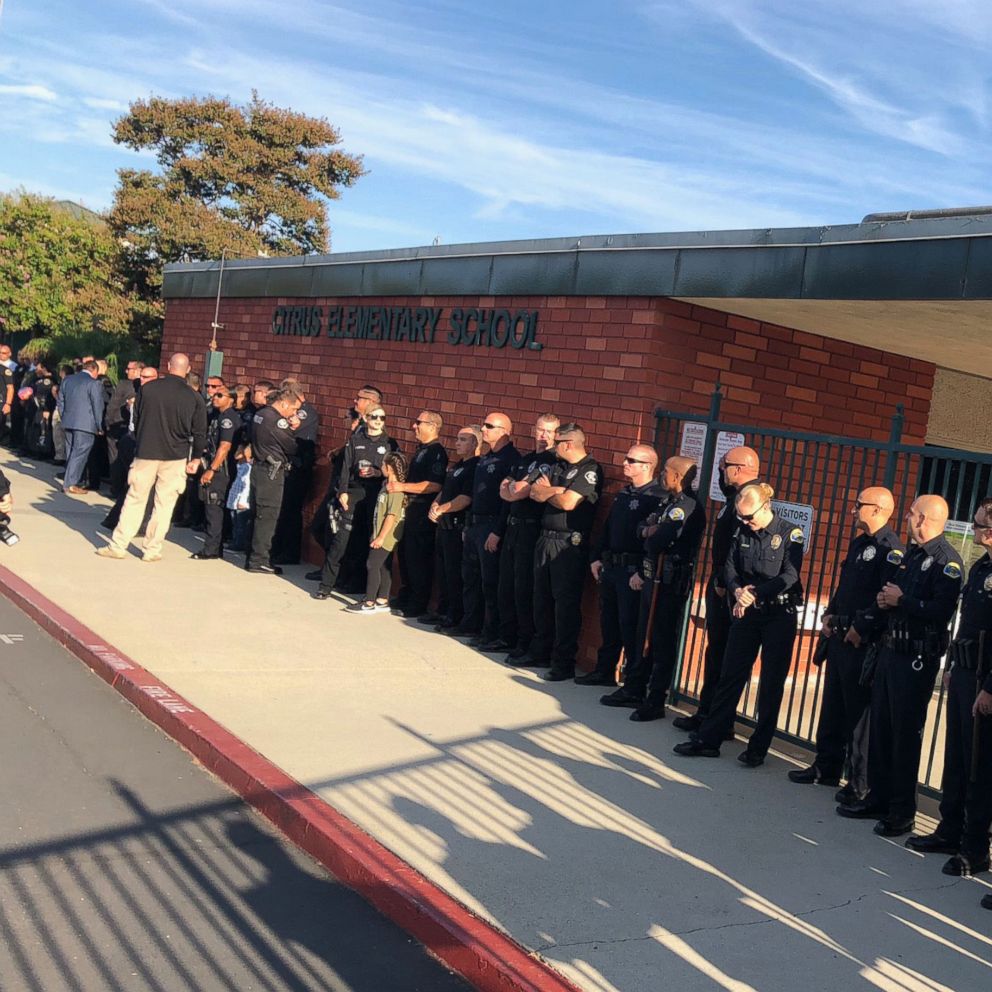 VIDEO: Police escort boy of late officer to first day of kindergarten