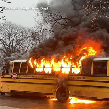 PHOTO: School bus driver Dorian Pace rescued 15 students from a burning school bus on the morning of Feb. 27.