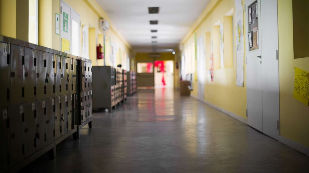 PHOTO: In this undated file photo, an empty school hallway is shown.