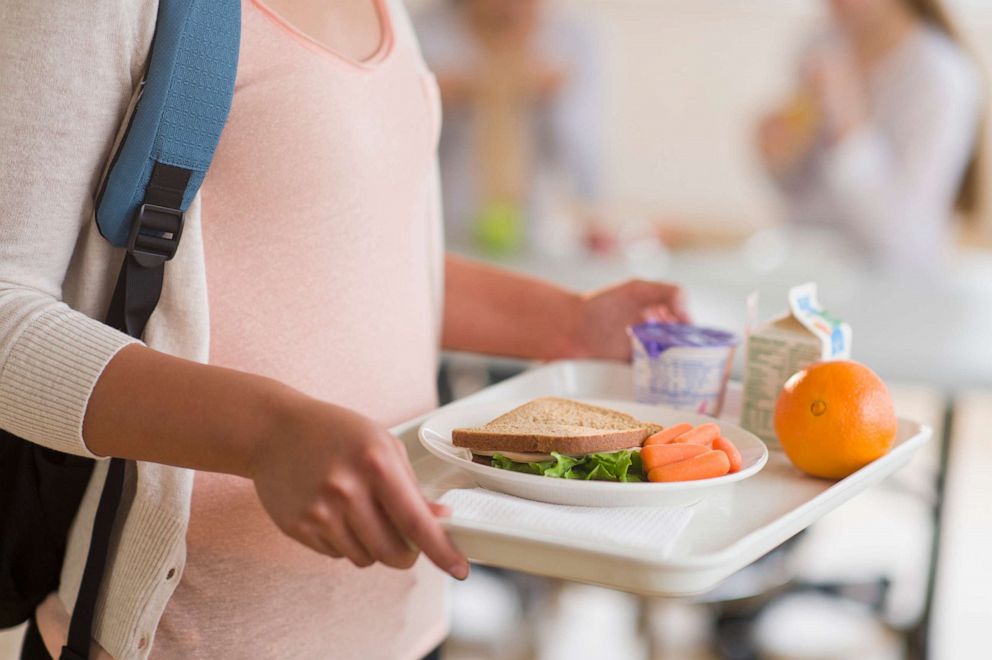 PHOTO: Stock photo of a school lunch tray.