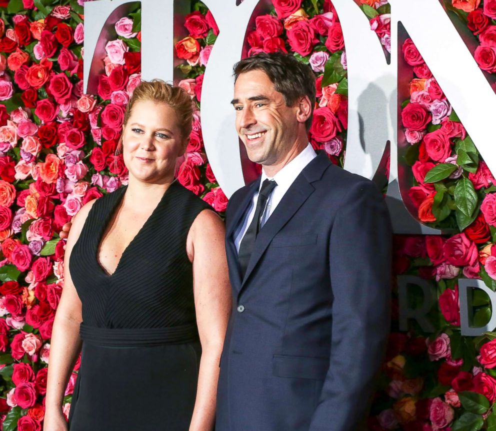 PHOTO: Amy Schumer and Chris Fischer attend the Tony Awards on June 10, 2018, in New York City.