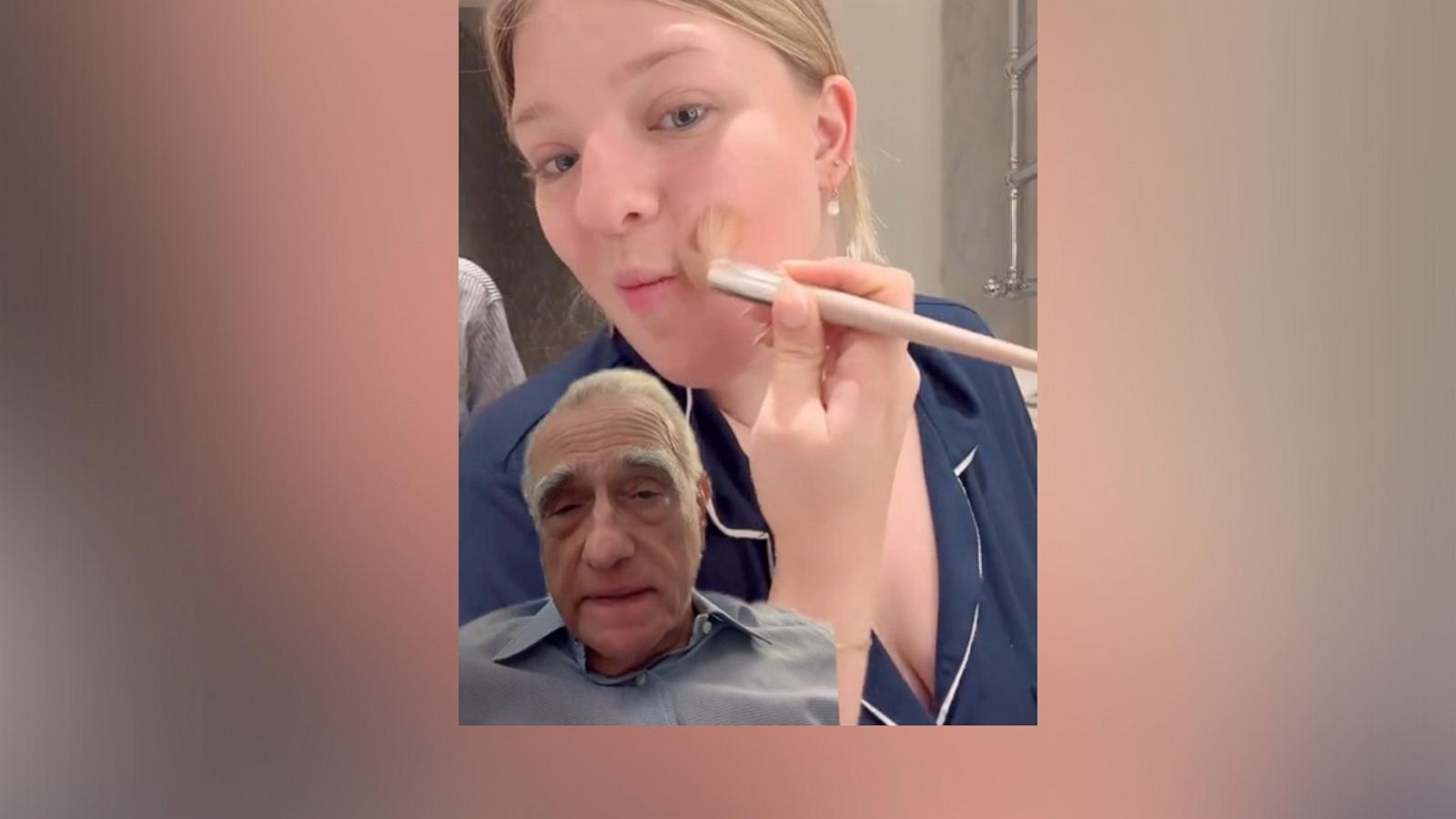 PHOTO: Martin Scorcese narrates his daughter, Francesca Sorcese's TikTok get ready with me video.