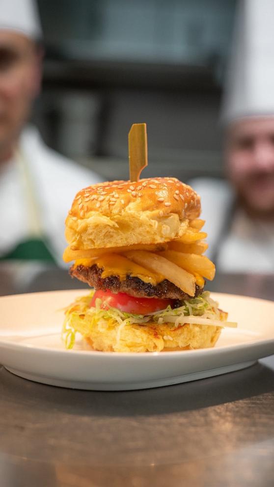 PHOTO: A Scottie-Style Slider to be served at Scottie Scheffler's hosted Masters Club Dinner.