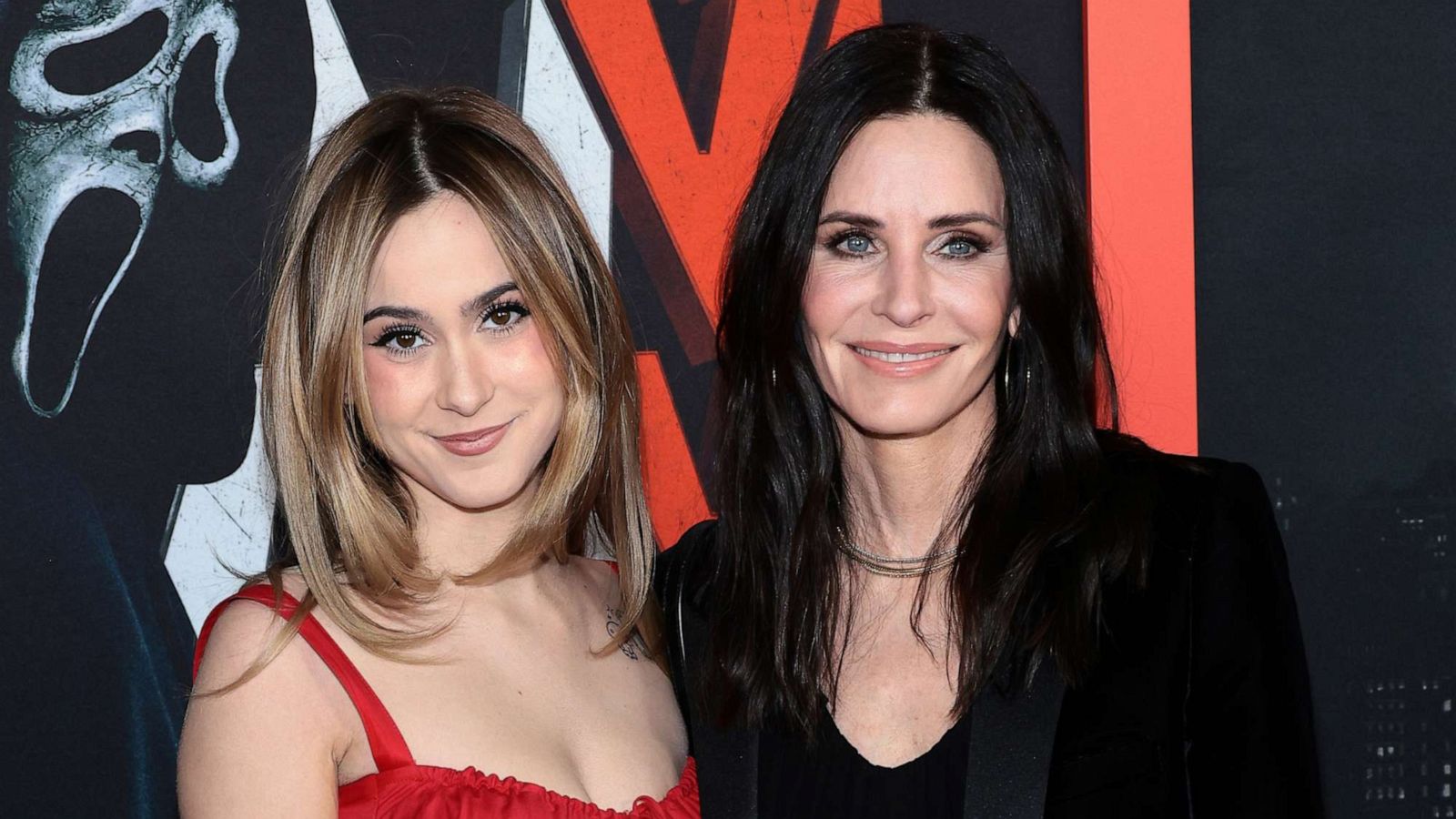 PHOTO: Coco Arquette and Courteney Cox attend the world premiere of Paramount's "Scream VI" at AMC Lincoln Square Theater on March 6, 2023 in New York City.