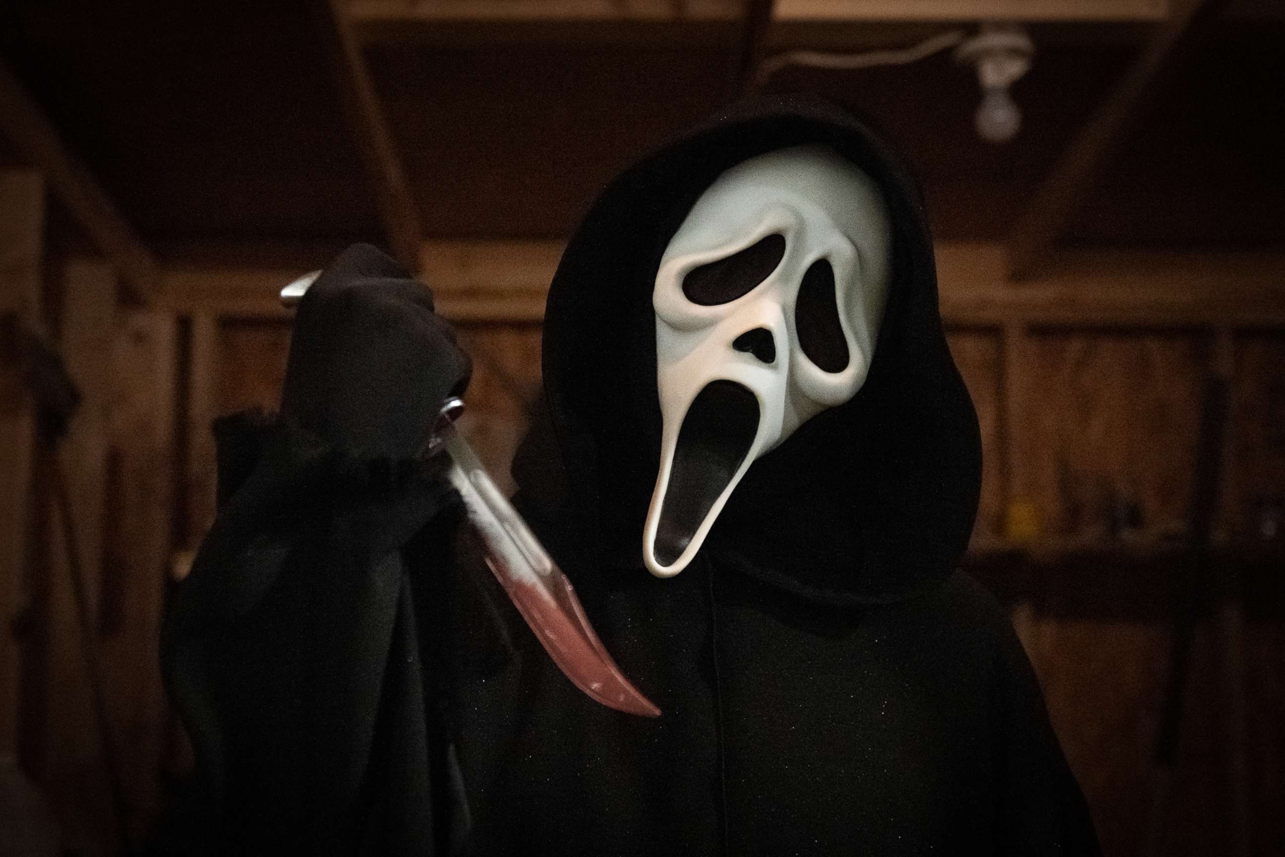 PHOTO: Ghostface in a scene from "Scream."