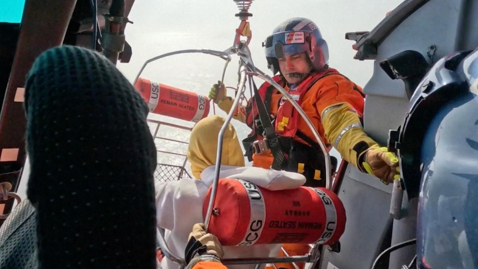 PHOTO: The U.S. Coast Guard was called to medically evacuate an 8-year-old boy from a cruise ship off the coast of northern California.