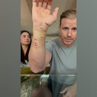 PHOTO: Sean Lowe and his wife Catherine Giudici appear in this screengrab from a video he shared on Instagram.