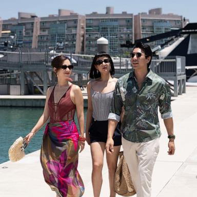 PHOTO: Celina Jade, Jessie Mei Li and Chris Pang appear in this image from "The Season."