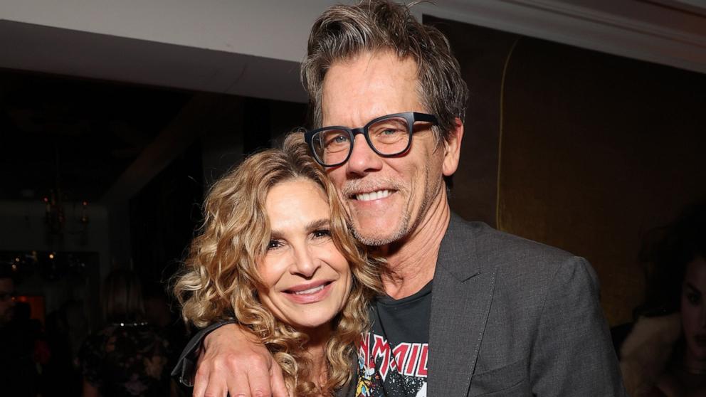 PHOTO: Kyra Sedgwick and Kevin Bacon attend W Magazine's Annual Best Performances Party at Chateau Marmont on January 04, 2025 in Los Angeles.