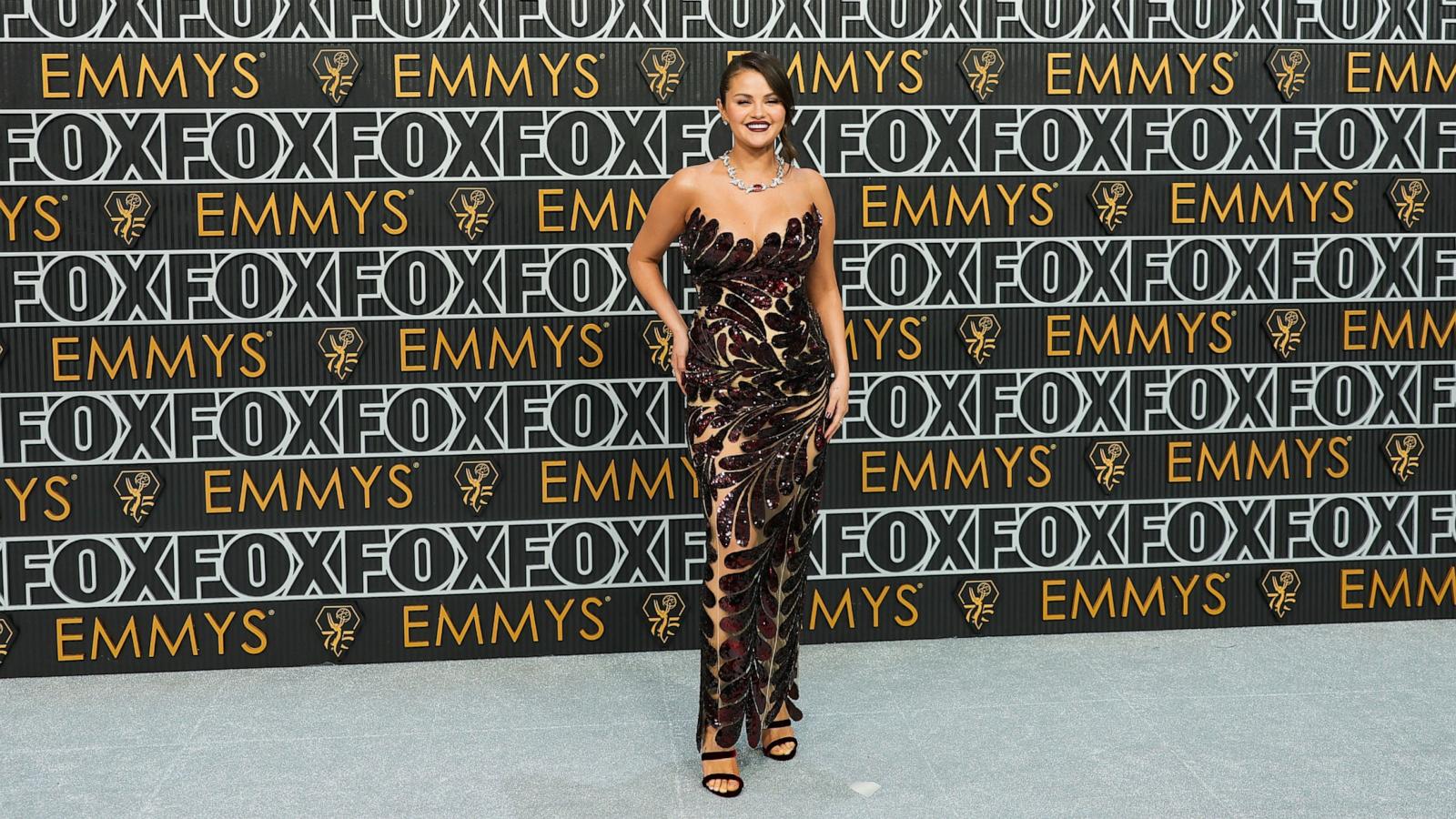 PHOTO: Selena Gomez attends the 75th Primetime Emmy Awards at Peacock Theater, Jan. 15, 2024, in Los Angeles.