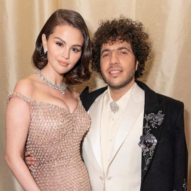 PHOTO: Selena Gomez and Benny Blanco attend the 97th annual Oscars at Ovation Hollywood, Mar. 2, 2025 in Hollywood, Calif.