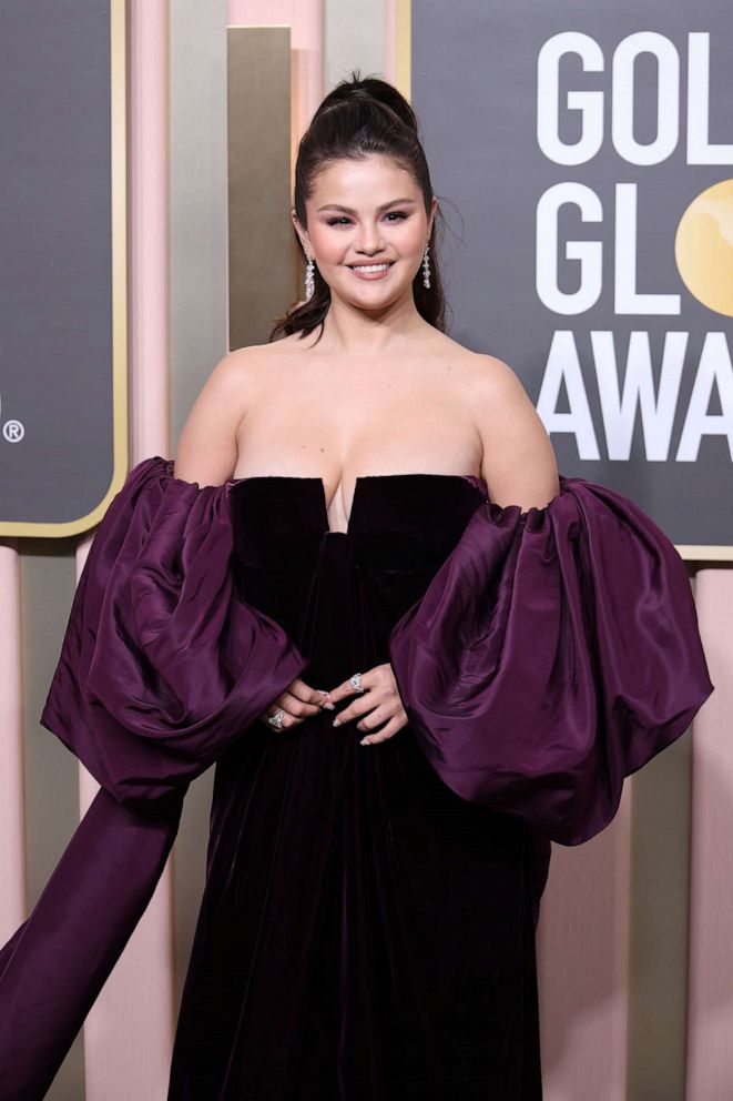 PHOTO: Selena Gomez attends the 80th Annual Golden Globe Awards at The Beverly Hilton on Jan. 10, 2023 in Beverly Hills.
