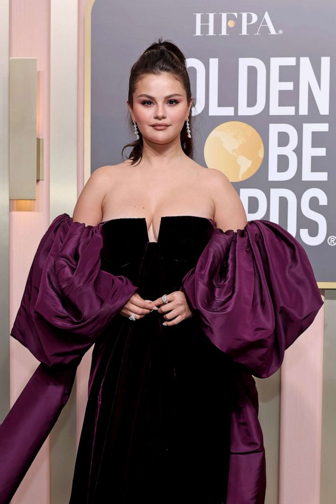 PHOTO: Selena Gomez attends the 80th Annual Golden Globe Awards, Jan. 10, 2023, in Beverly Hills, Calif.