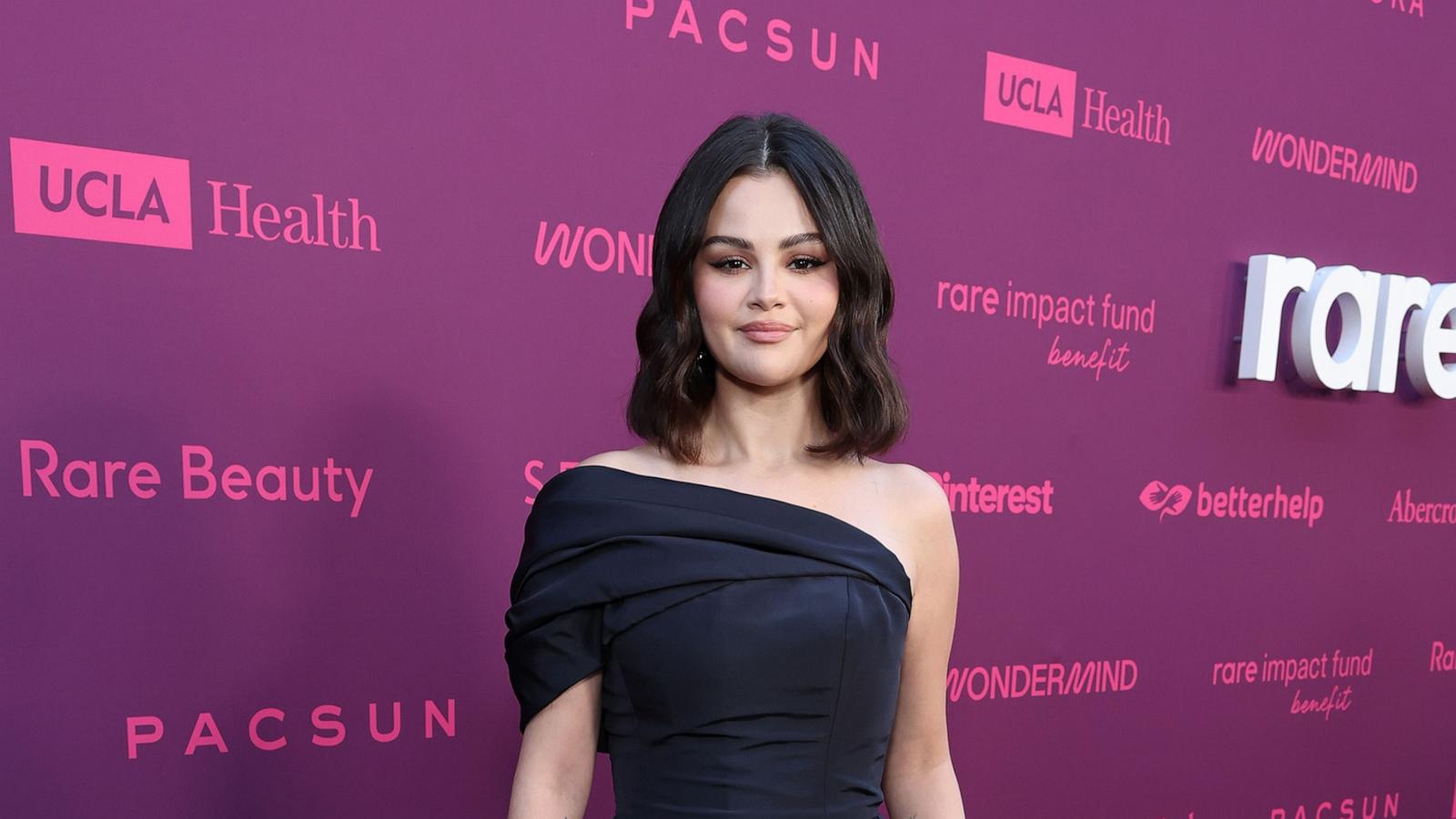 PHOTO: Selena Gomez attends the Second Annual Rare Impact Fund Benefit Supporting Youth Mental Health, hosted by Selena Gomez, at Nya Studios on Oct. 24, 2024, in Los Angeles.