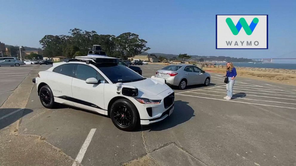 PHOTO: ABC News' Becky Worley tried two different self-driving taxi services already in use in San Francisco.