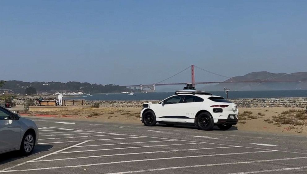 PHOTO: ABC News' Becky Worley tried two different self-driving taxi services already in use in San Francisco.