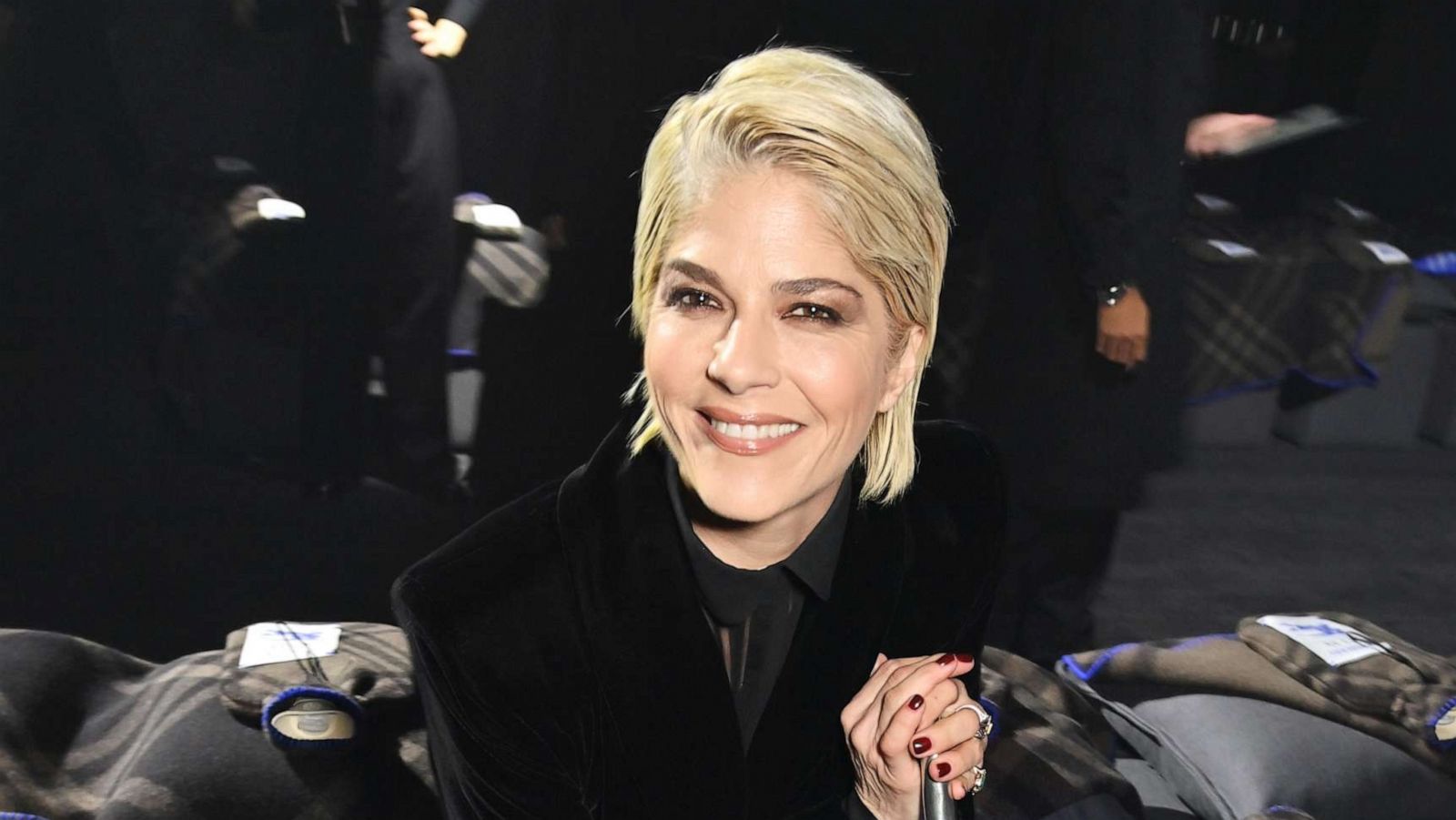 PHOTO: Selma Blair attends the Burberry Autumn Winter 2023 show during London Fashion Week at Kennington Park, Feb. 20, 2023, in London.