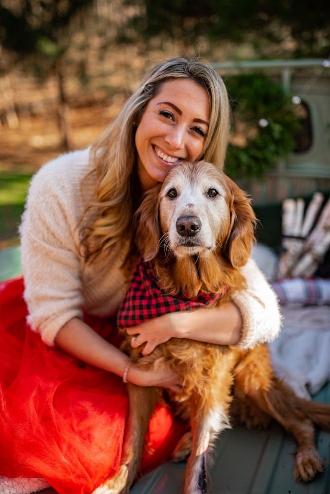 PHOTO: Jackie Pajan and her soul dog, Ryley, pose for photo.