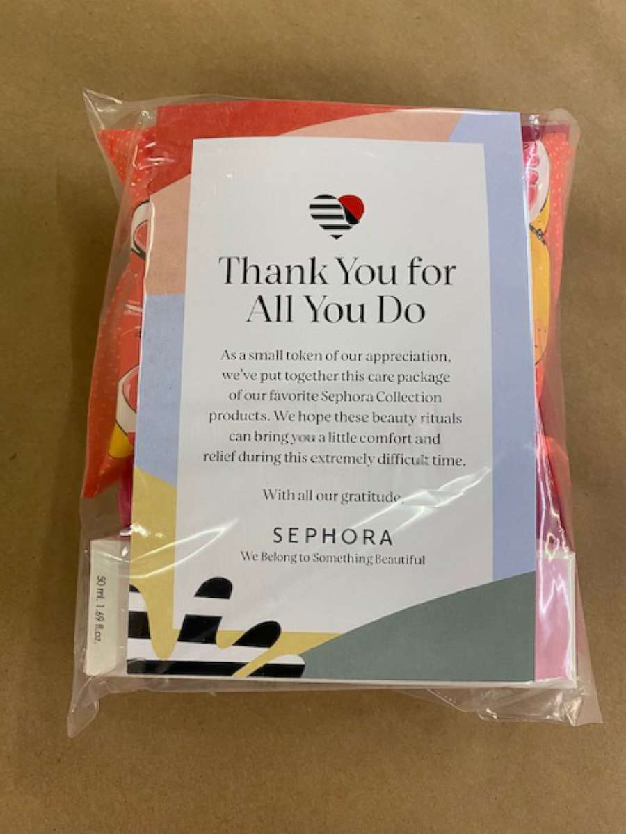PHOTO: Sephora is donating 65,000 beauty packages to front line healthcare workers.