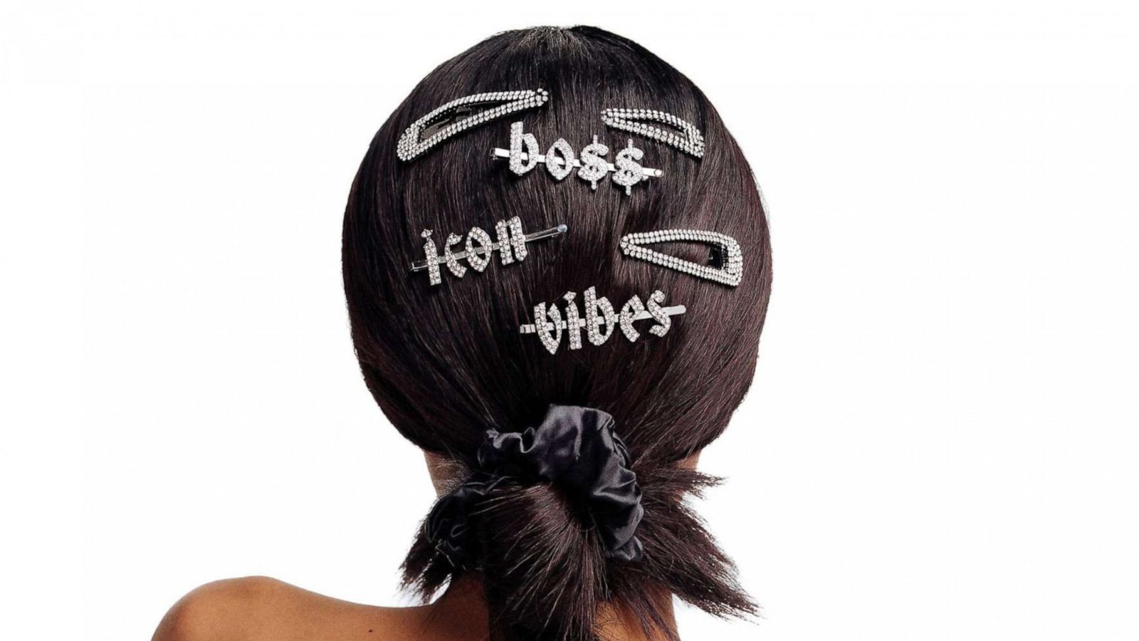 PHOTO: Kitsch X Justine Marjan Rhinestone BO$$ Bobby Pins are available from Sephora.