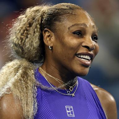 PHOTO: Serena Williams plays in a doubles match against Marta Kostyuk and Peyton Stearns during day seven of the Cincinnati Open, August 17, 2026 in Mason, Ohio.