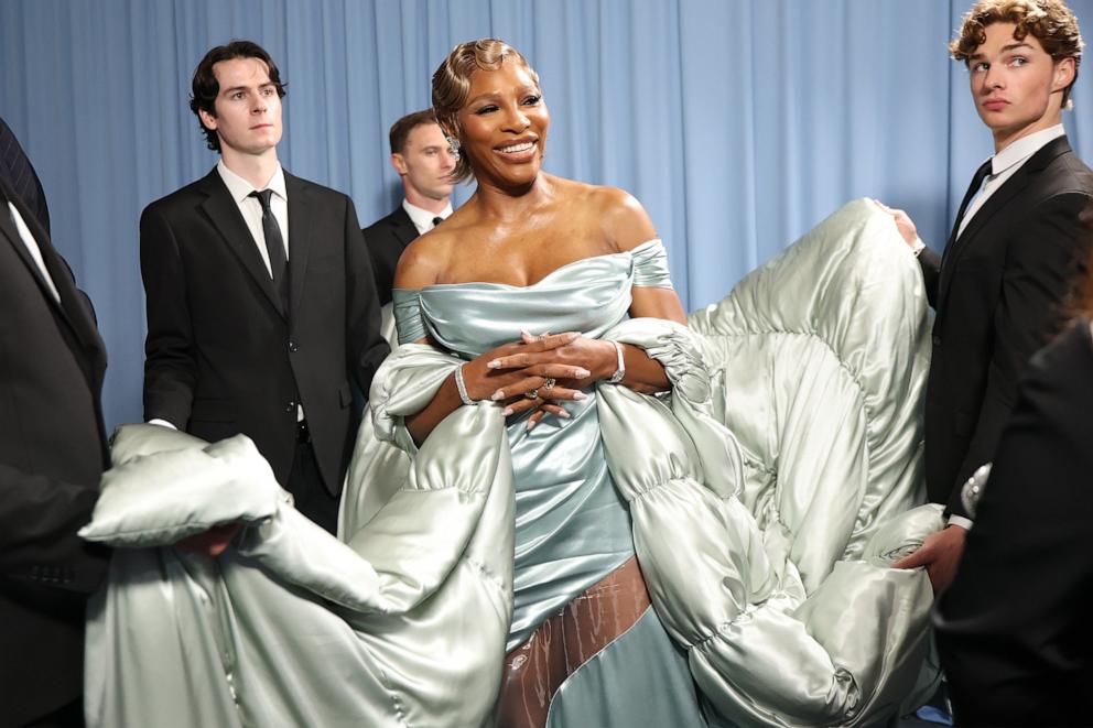 PHOTO: Serena Williams attends the 2025 Met Gala Celebrating "Superfine: Tailoring Black Style" at Metropolitan Museum of Art on May 05, 2025 in New York City. 