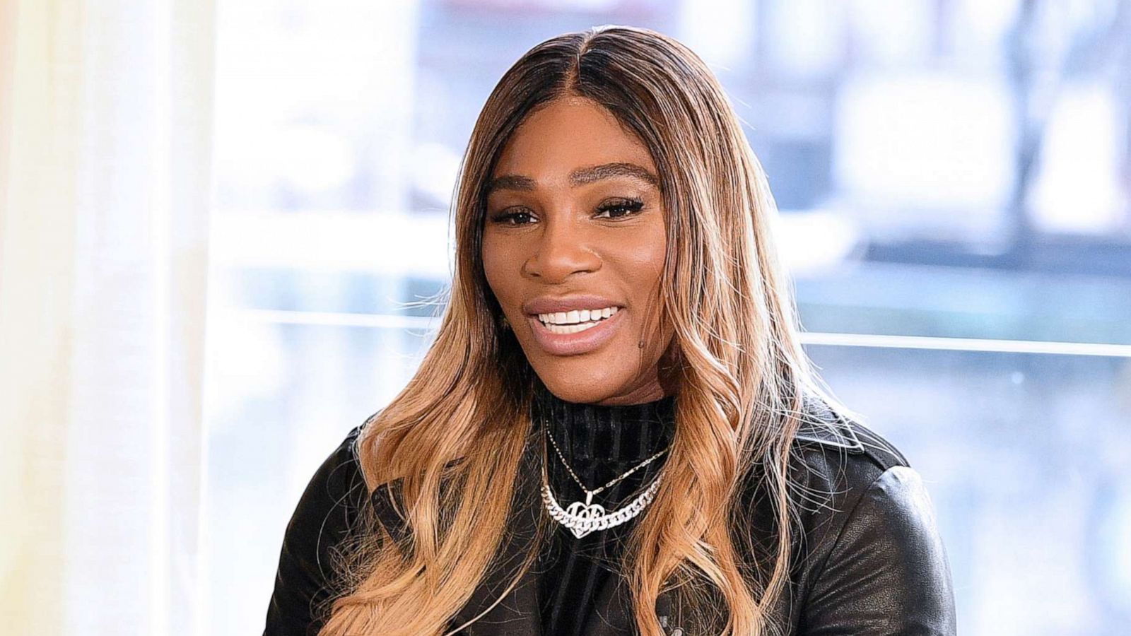 PHOTO: Designer Serena Williams speaks during the "S By Serena" presentation during Fashion Week in New York, Feb. 12, 2020.