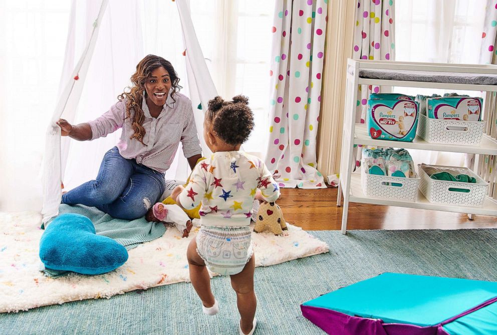 PHOTO: Serena Williams, the mother of Alexis Olympia, has partnered with Pampers on its 'Born to Be Wild" campaign.