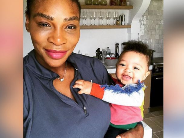 Serena Williams' Daughter Olympia Cuddles Dad Alexis Ohanian: Pics