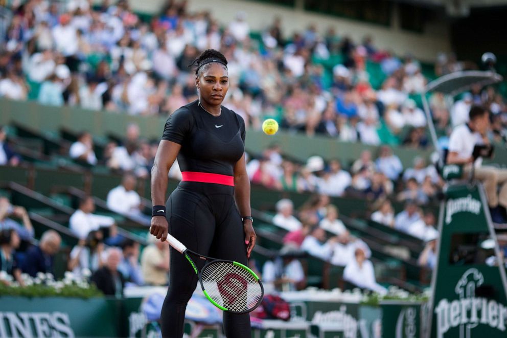 PHOTO: Serena Williams during the French Open, May 31, 2018, in Paris.