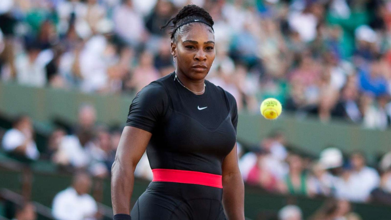 PHOTO: Serena Williams during the French Open, May 31, 2018, in Paris.