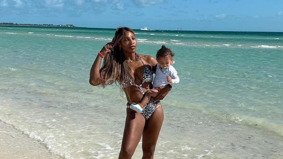 PHOTO: Serena Williams appears with her daughter Adira in a photo shared to her Instagram.