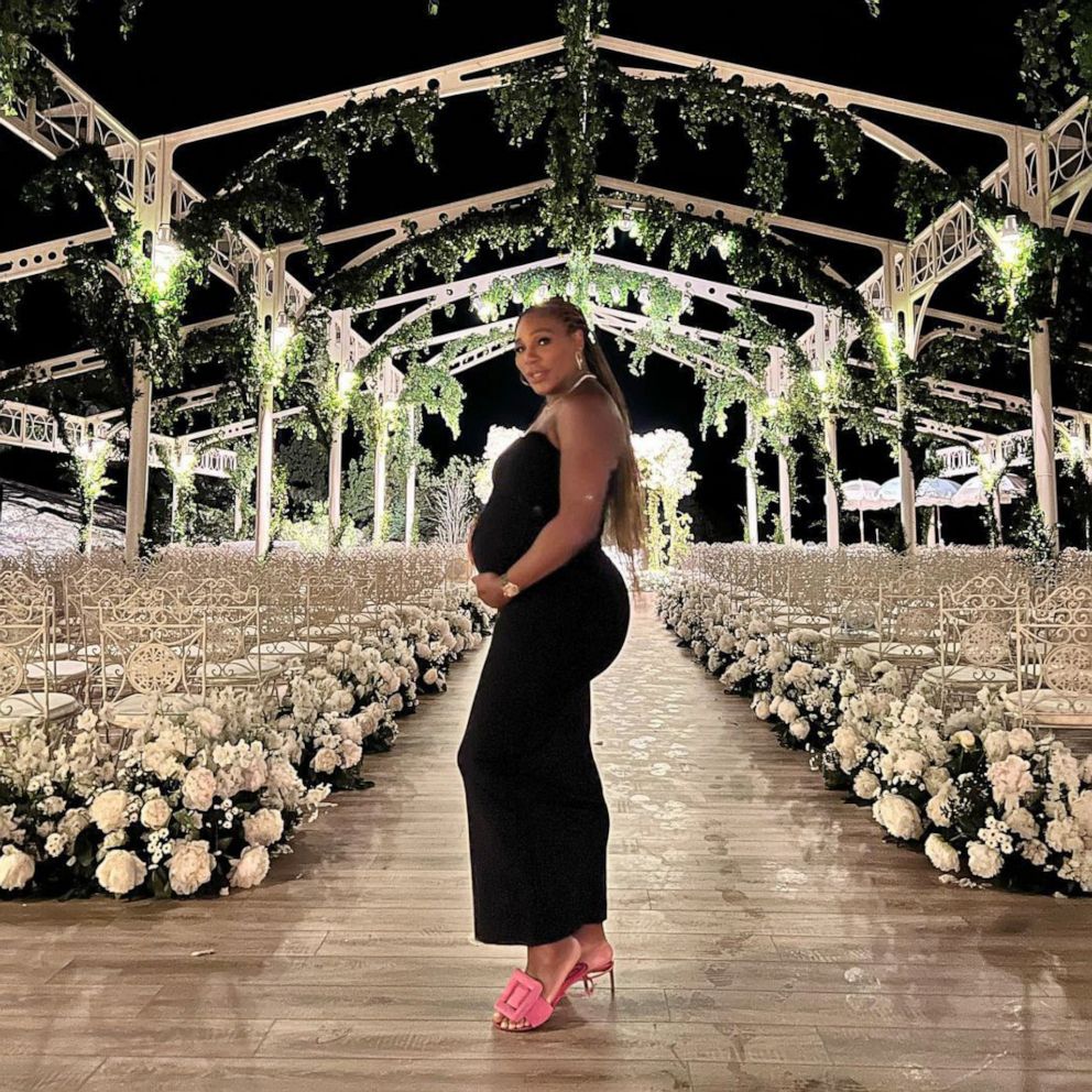 Serena Williams Celebrates Pregnancy at 'Pre-Push Party' With