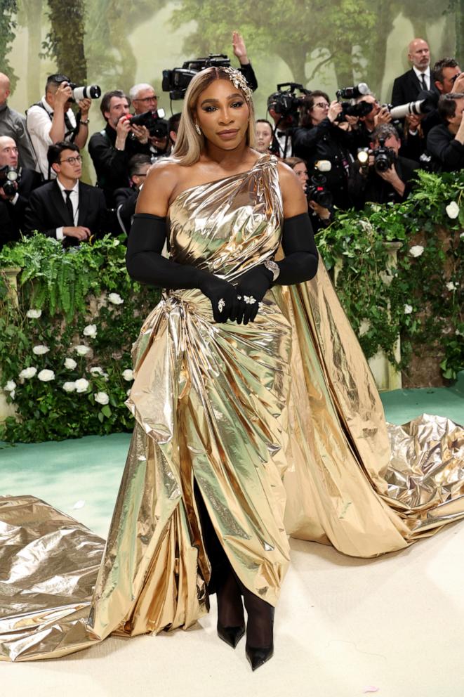 PHOTO: Serena Williams attends The 2024 Met Gala Celebrating "Sleeping Beauties: Reawakening Fashion" at The Metropolitan Museum of Art on May 06, 2024 in New York City.