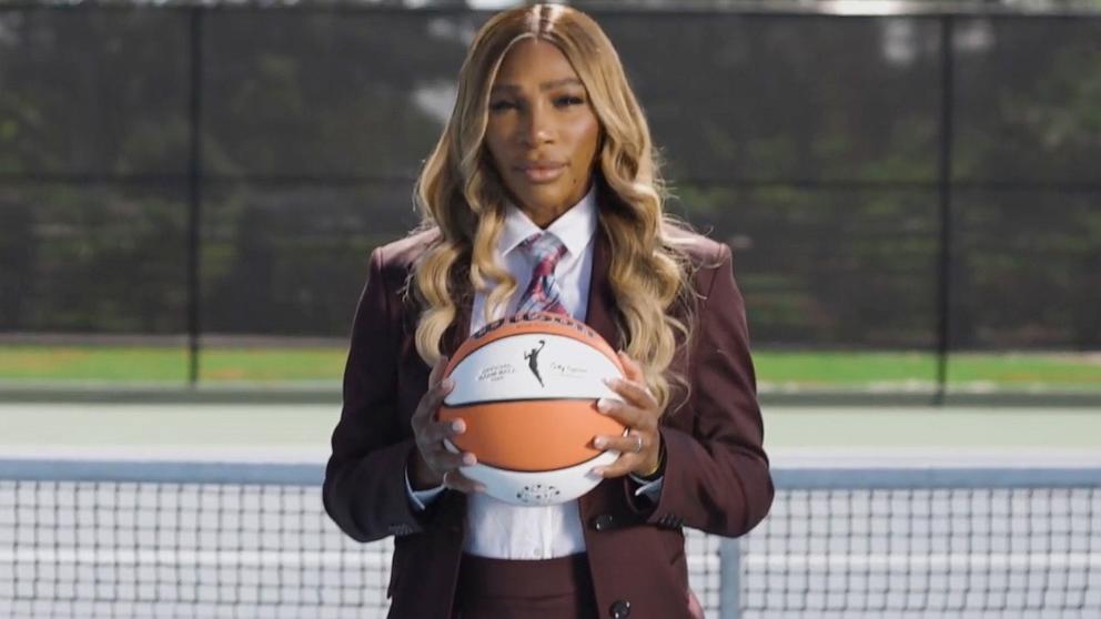 PHOTO: The Toronto Tempo announced that tennis pro Serena Williams has become one of the basketball team's newest owners, March 3, 2025.