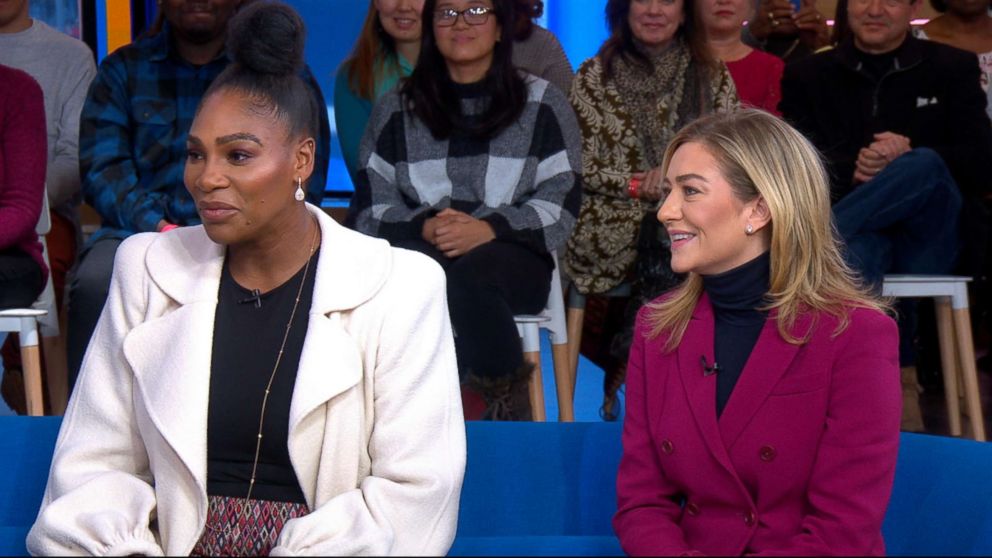 PHOTO: Serena Williams appears on "Good Morning America," Jan. 31, 2019.