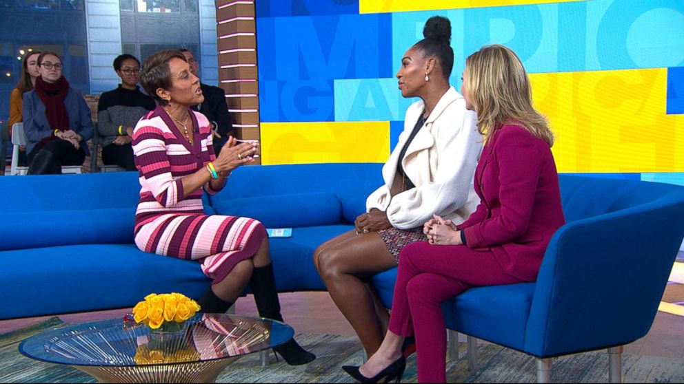 PHOTO: Serena Williams appears on "Good Morning America," Jan. 31, 2019.