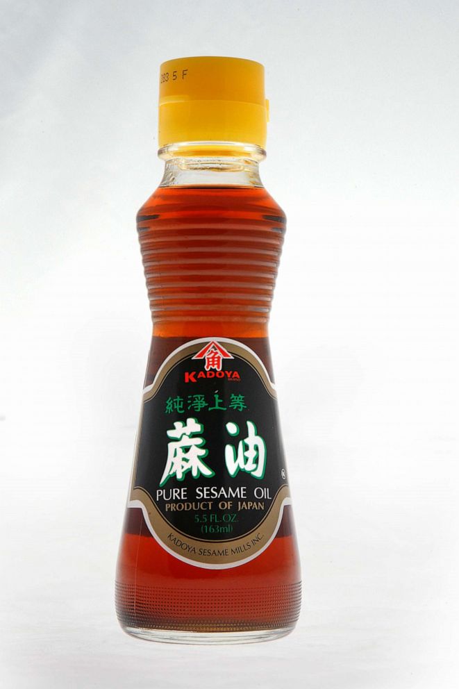 PHOTO: A bottle of sesame oil is shown.