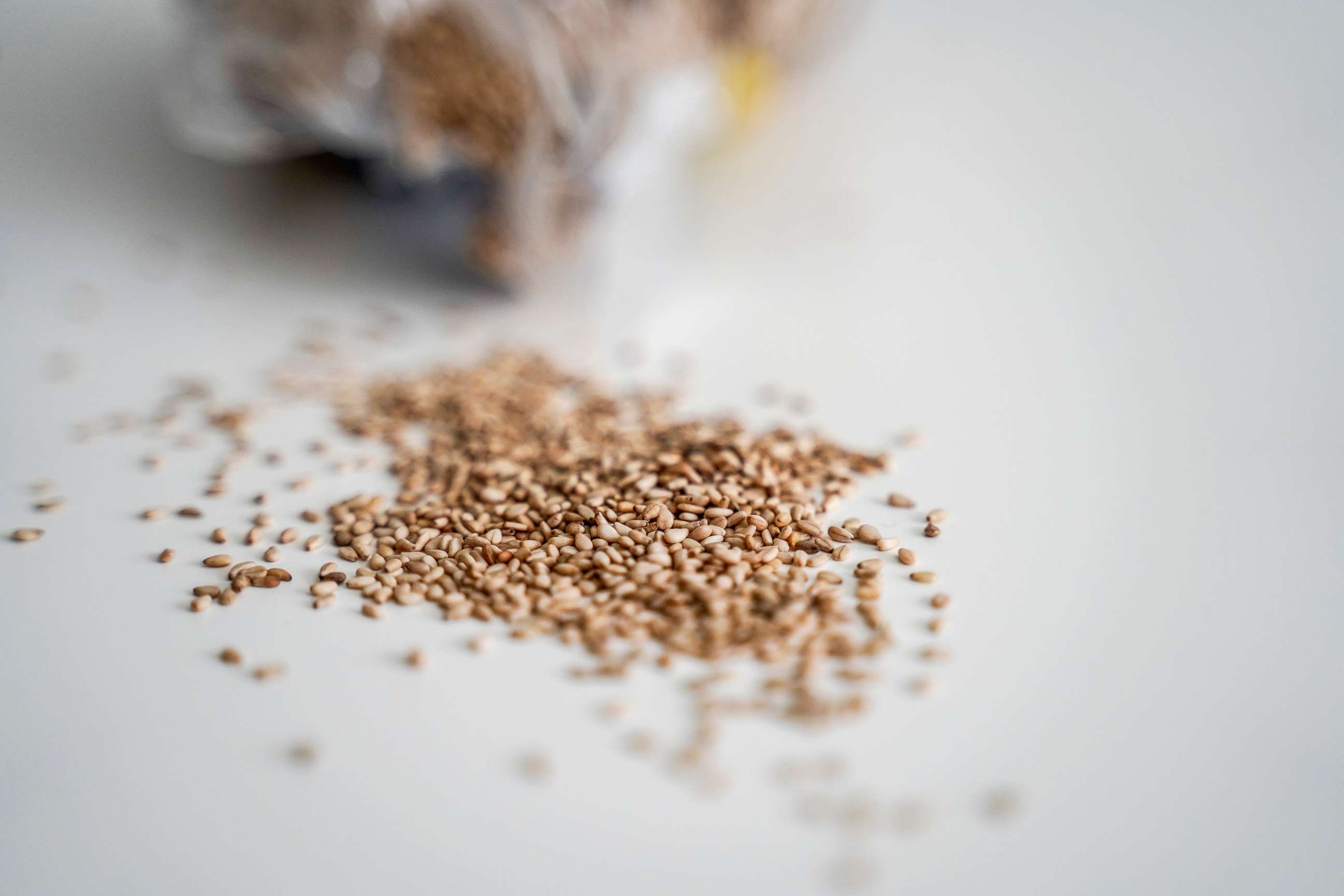 PHOTO: Stock photo of sesame seeds.