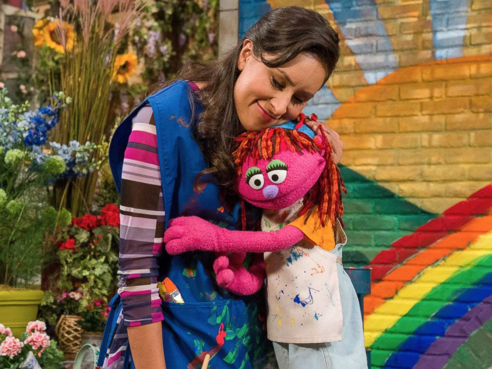 PHOTO: Lily, a seven-year-old Muppet, is part of Sesame Streets new initiative on homelessness.