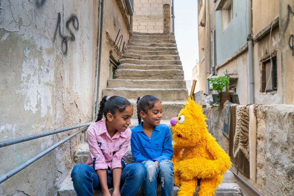 PHOTO: Jad making new friends in Amman, Jordan.