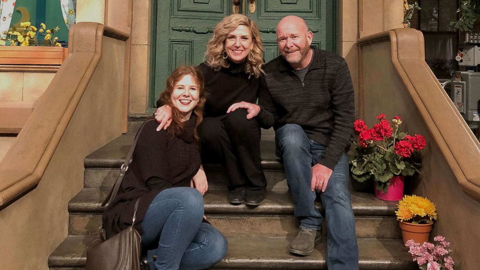 PHOTO: Maddy Cunningham surprised her mother, Heather, with a visit to the "Sesame Street" set in New York City on Oct. 25, 2018.