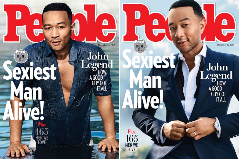 John Legend named People's Sexiest Man Alive. How Chrissy Teigen is
