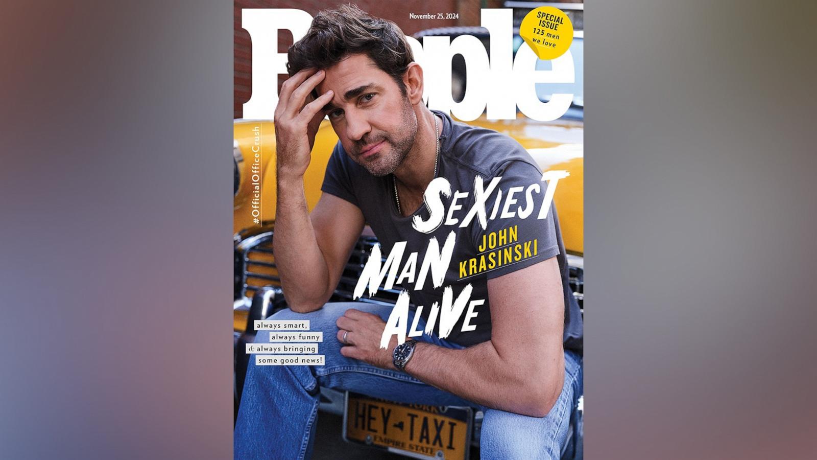 PHOTO: John Krasinski appears on the cover of People's Sexiest Man Alive issue.